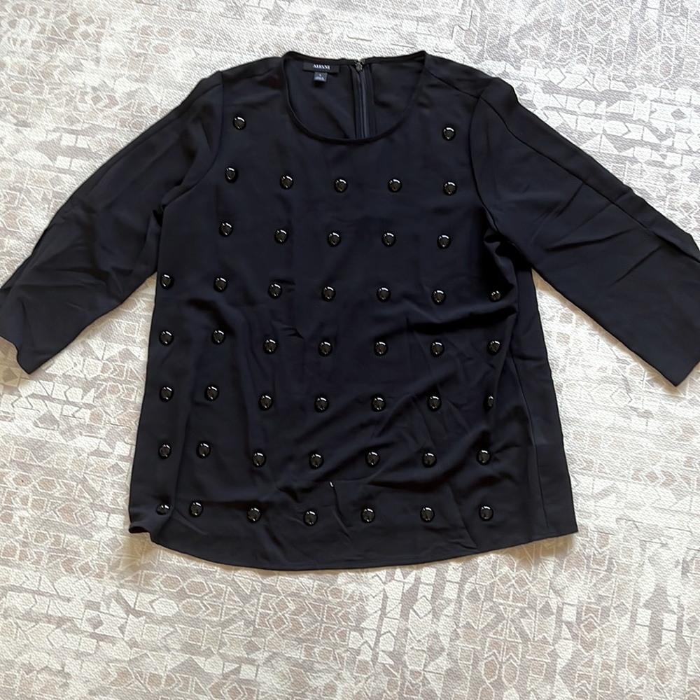 Woman’s Alfani Black Dress Top